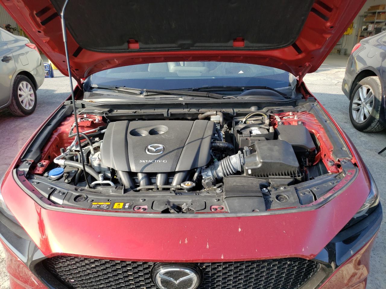 2021 Mazda 3 VIN JM1BPBML1M1333554 Copart auction photo, all over / side damage thumbnail 12
