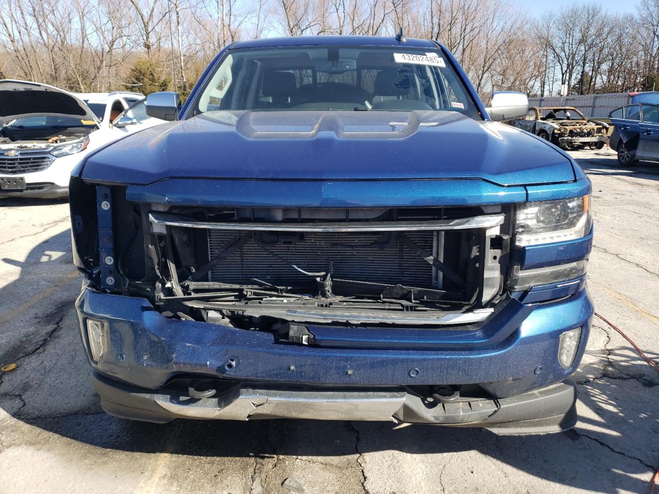 2017 Chevrolet Silverado VIN 1GCVKSEC9HZ165695 Copart auction photo, front end / hail damage thumbnail 5