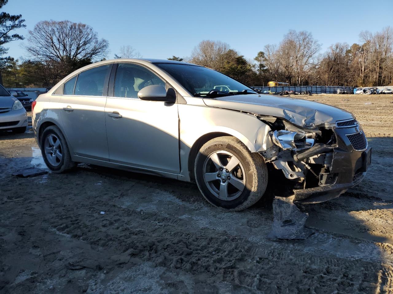 2014 Chevrolet Cruze VIN 1G1PC5SB3E7356967 Copart auction photo, front end / rear end damage thumbnail 4