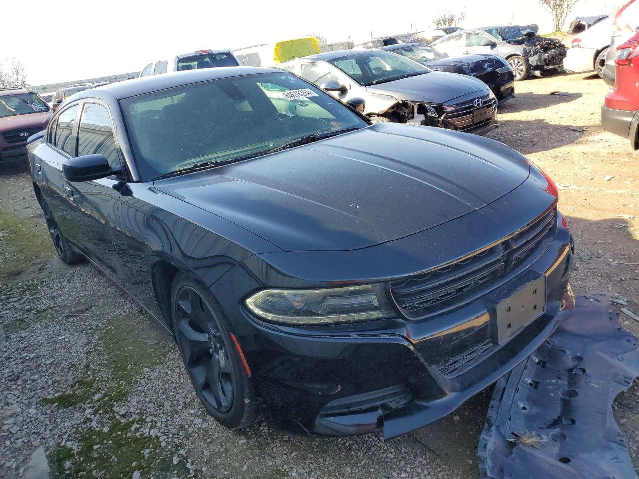 2020 Dodge Charger VIN 2C3CDXBG6LH238752 Copart auction photo, front end / rear end damage thumbnail 4