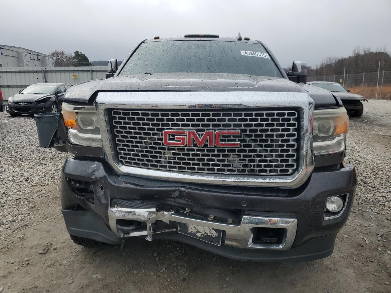 2015 GMC Sierra VIN 1GT120E89FF649153 Copart auction photo, front end / mechanical damage thumbnail 5