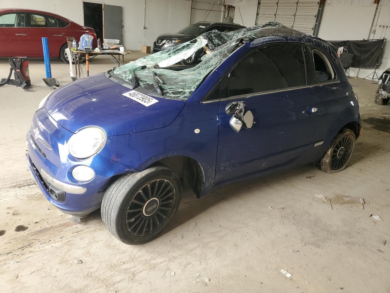 2012 Fiat 500 VIN 3C3CFFCR6CT384550 - Copart auction photo