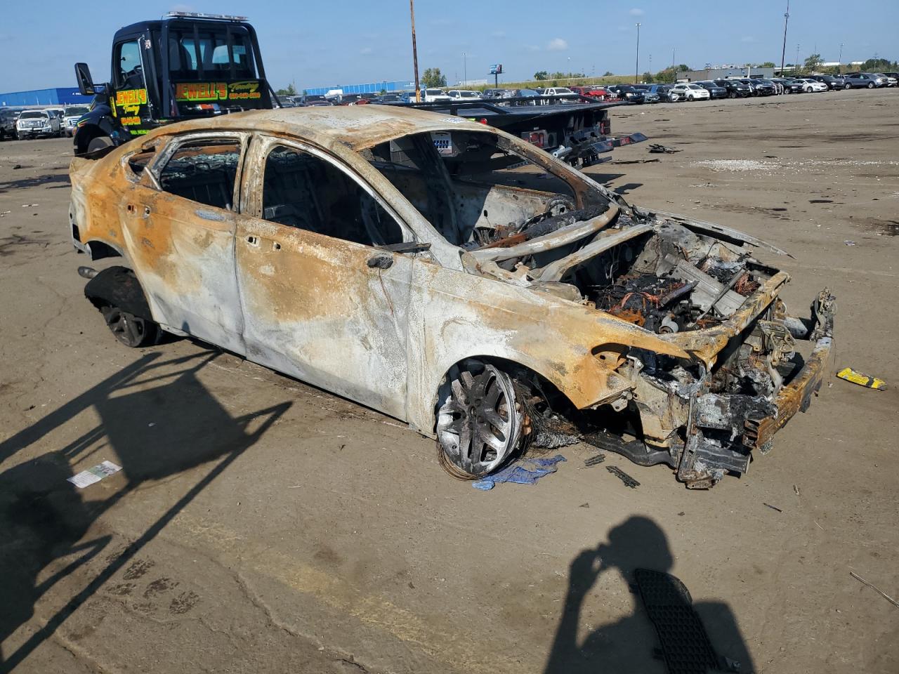 2016 Ford Fusion VIN 3FA6P0H75GR164514 Copart auction photo, burn / missing/altered vin damage thumbnail 4