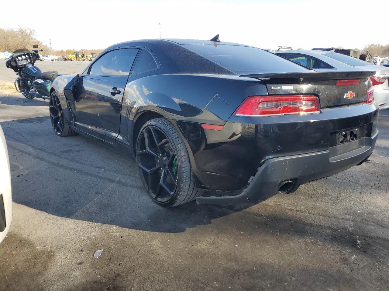 2014 Chevrolet Camaro VIN 2G1FK1EJ0E9173003 Copart auction photo, vandalism damage thumbnail 2