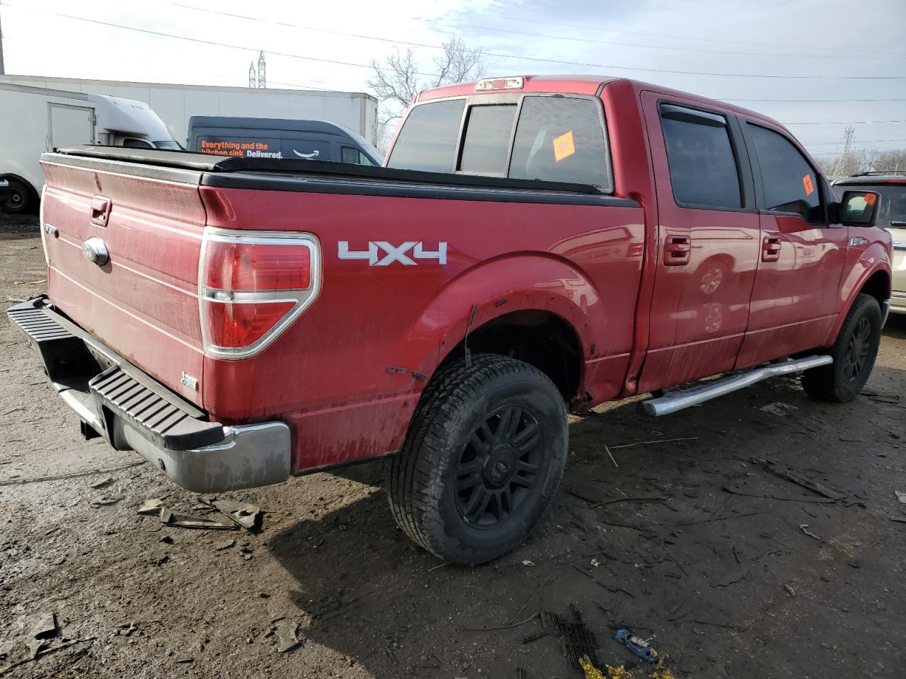 2010 Ford F-150 VIN 1FTFW1EV3AFD16901 Copart auction photo, side / rear end damage thumbnail 3