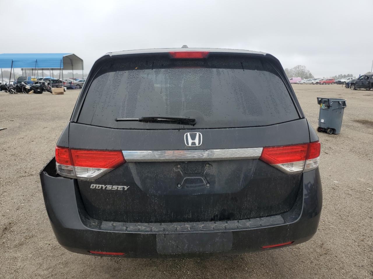 2016 Honda Odyssey VIN 5FNRL5H63GB006259 Copart auction photo, rear end / side damage thumbnail 6