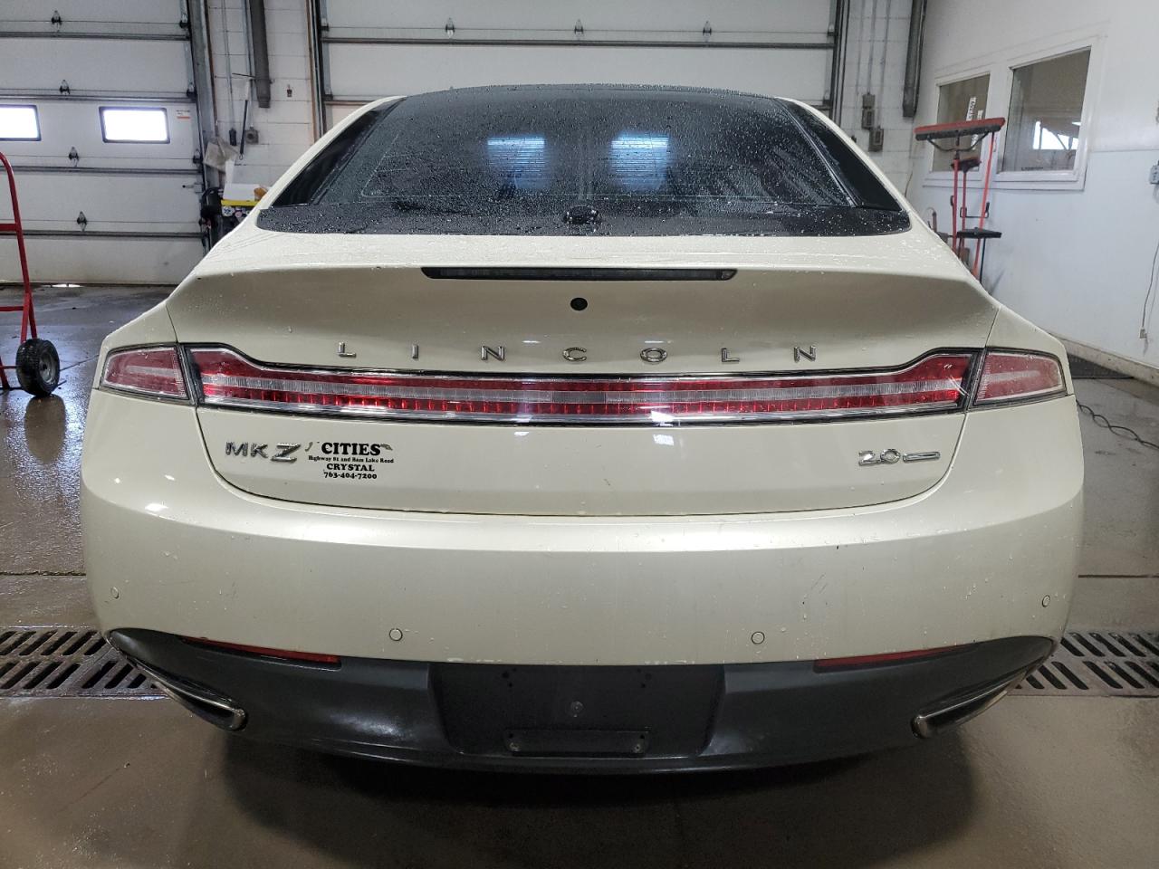 2016 Lincoln MKZ VIN 3LN6L2G9XGR604226 Copart auction photo, front end / side damage thumbnail 6