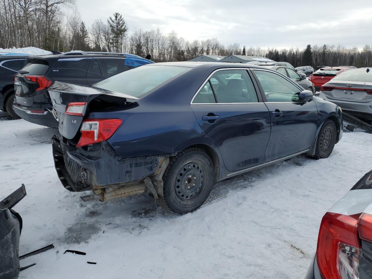 2014 Toyota Camry VIN 4T1BF1FK5EU831012 Copart auction photo, rear end / front end damage thumbnail 3
