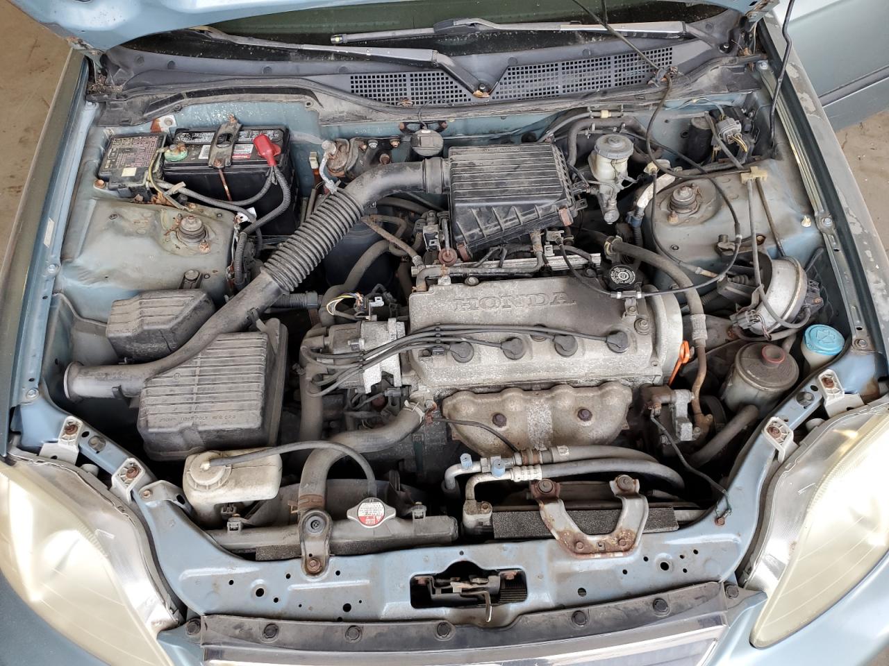 2000 Honda Civic VIN 2HGEJ6670YH572320 Copart auction photo, rear end damage thumbnail 11