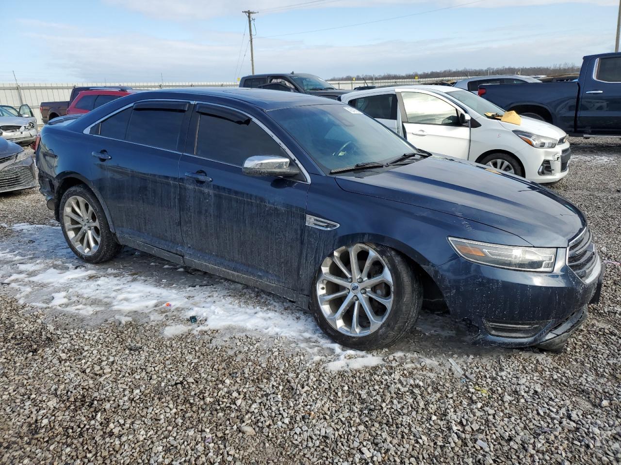 2016 Ford Taurus VIN 1FAHP2F86GG157577 Copart auction photo, front end / rear end damage thumbnail 4