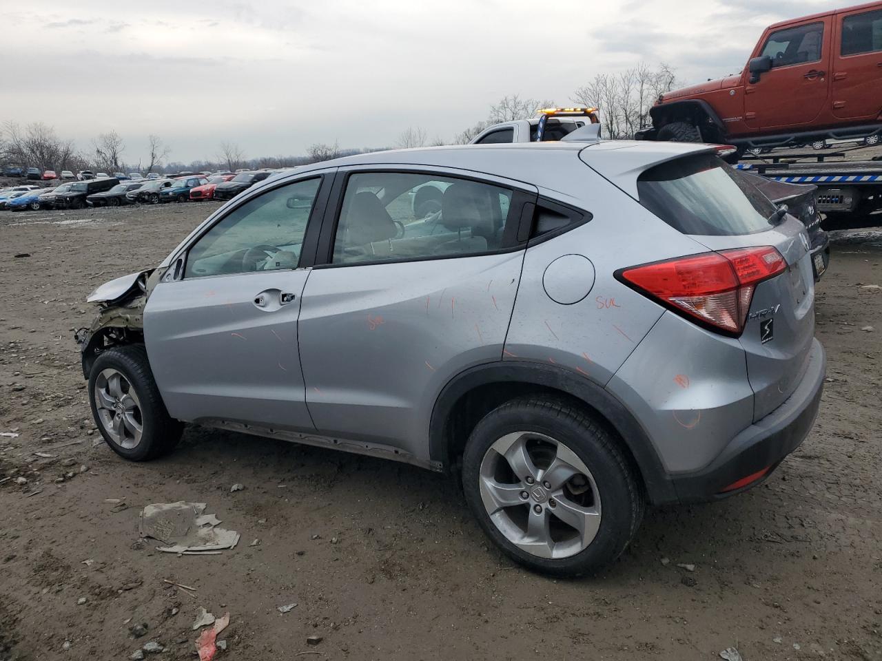 2017 Honda HR-V VIN 3CZRU5H32HM702931 Copart auction photo, front end / stripped damage thumbnail 2