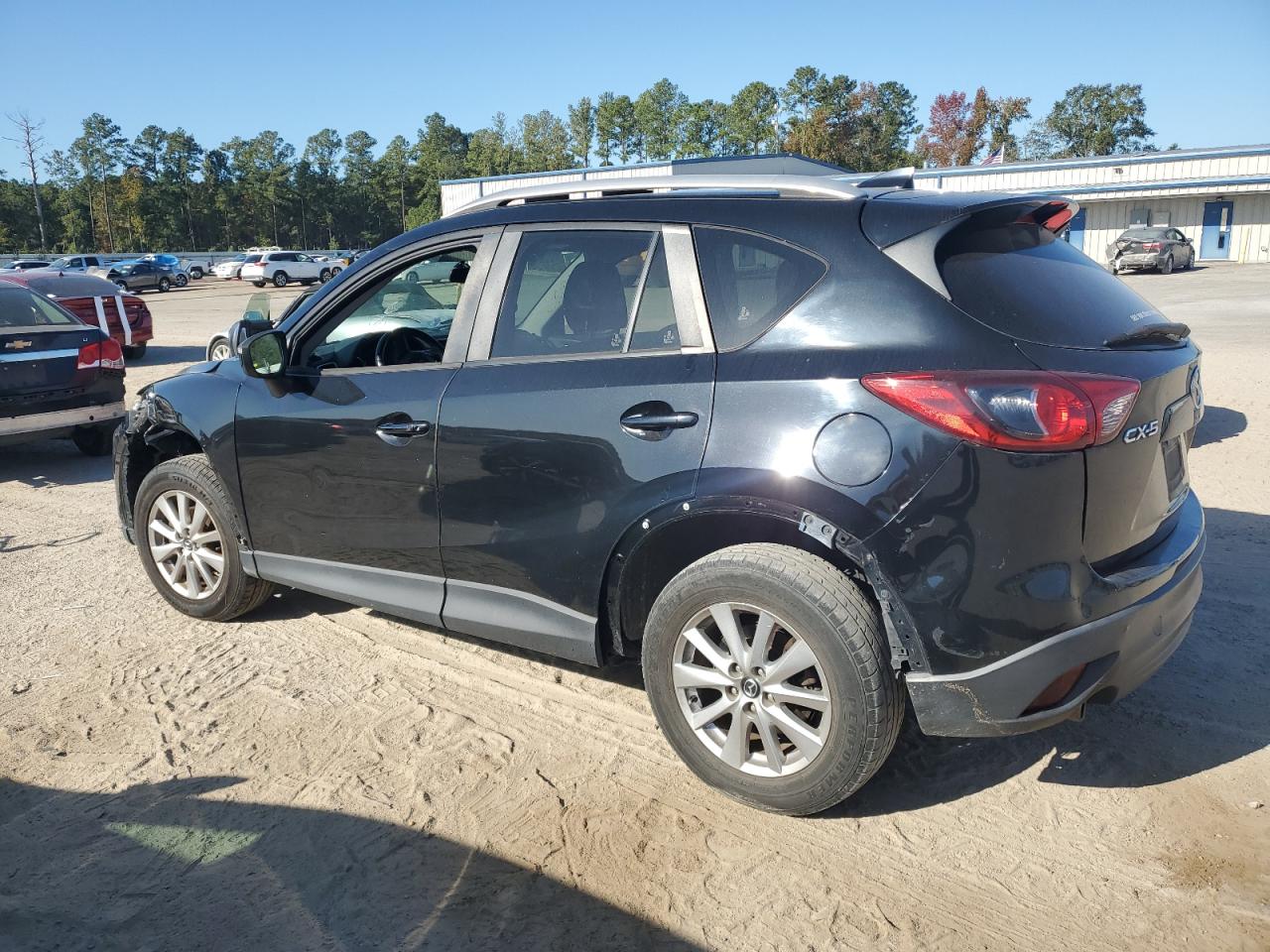 2016 Mazda CX-5 VIN JM3KE2CY2G0888324 Copart auction photo, front end / rear end damage thumbnail 2