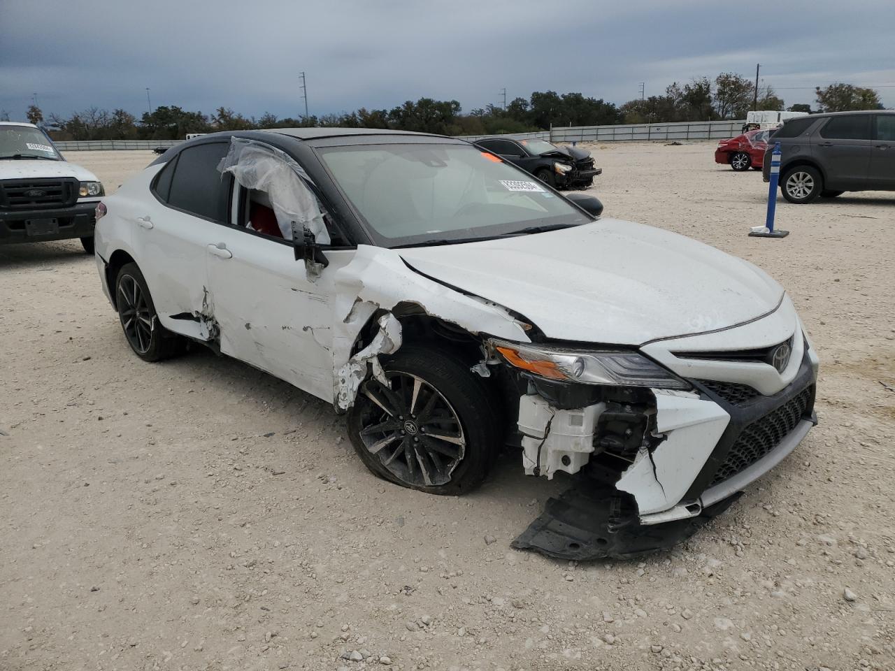2019 Toyota Camry VIN 4T1B61HKXKU190206 Copart auction photo, all over damage thumbnail 4