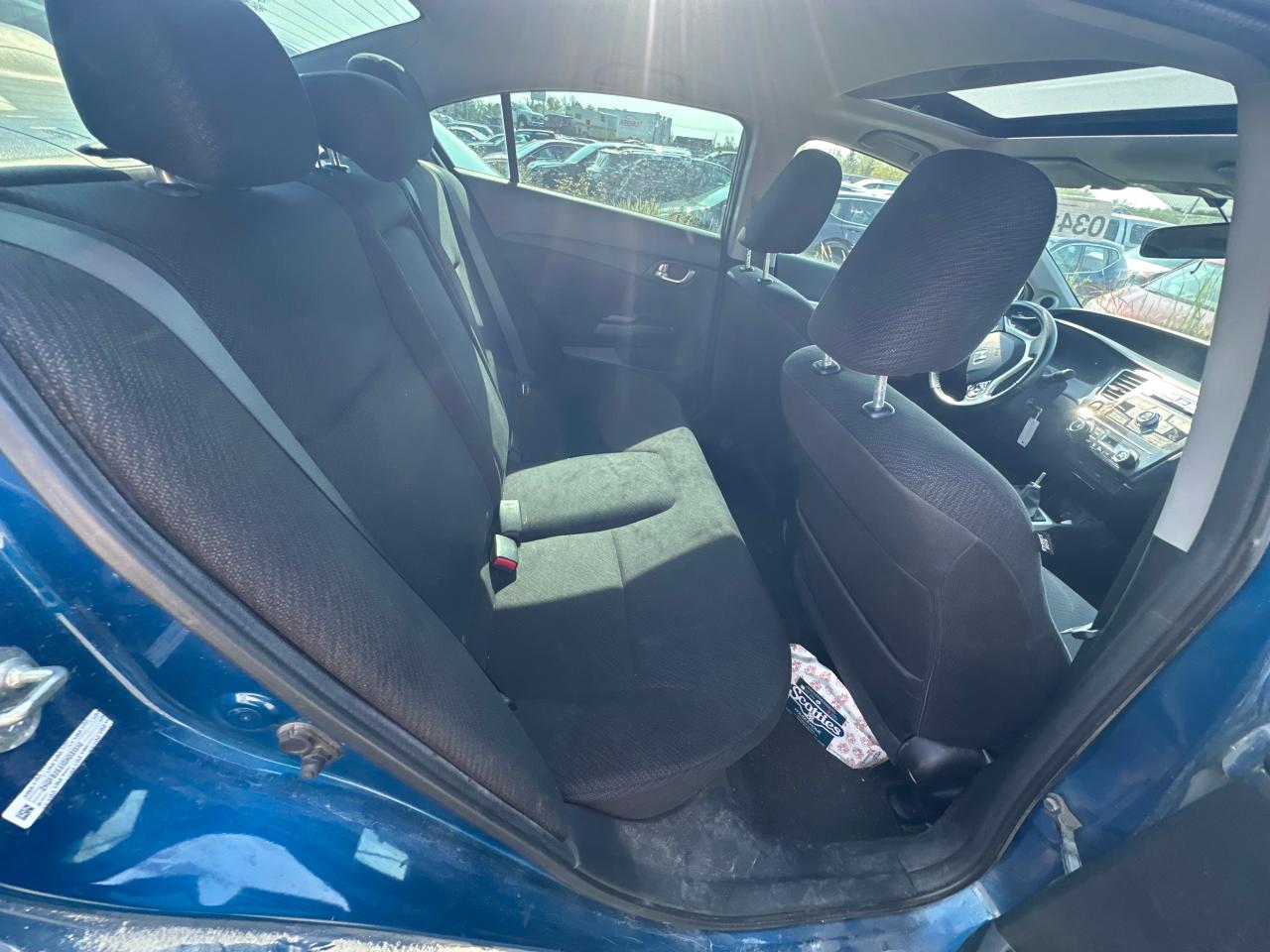 2013 Honda Civic VIN 2HGFB2E51DH031510 Copart auction photo, rear end damage thumbnail 11