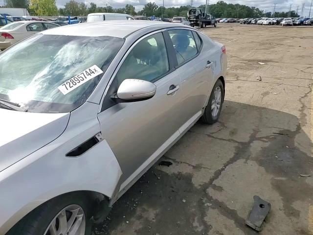 2011 KIA Optima VIN KNAGM4A70B5056576 Copart auction photo, front end / vandalism damage thumbnail 11