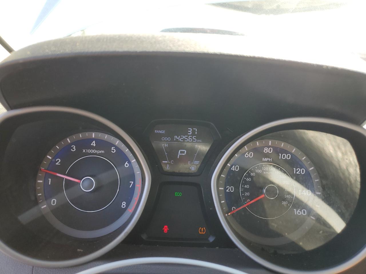 2013 Hyundai Elantra VIN KMHDH4AE5DU847764 Copart auction photo, front end / rear end damage thumbnail 9