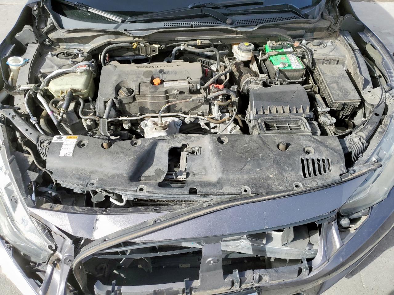 2016 Honda Civic VIN 19XFC2F79GE098478 Copart auction photo, front end / side damage thumbnail 11