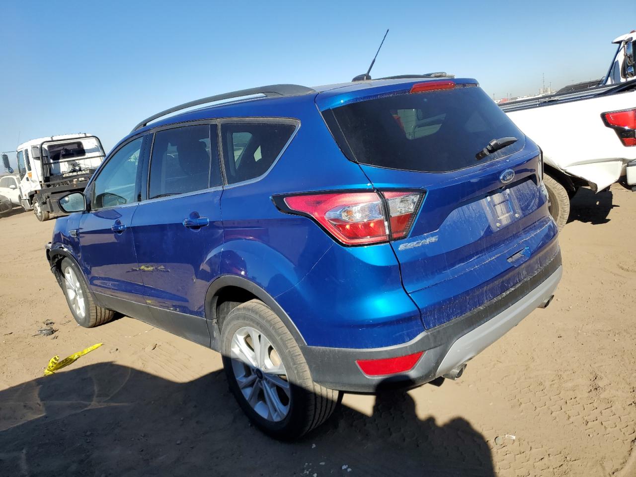 2018 Ford Escape VIN 1FMCU9GD1JUC48407 Copart auction photo, front end damage thumbnail 2