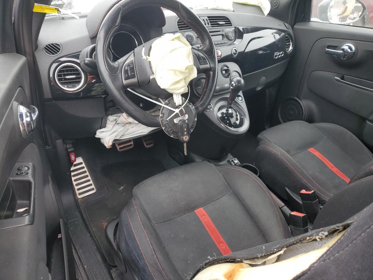 2015 Fiat 500 VIN 3C3CFFFH4FT610060 Copart auction photo, front end damage thumbnail 8