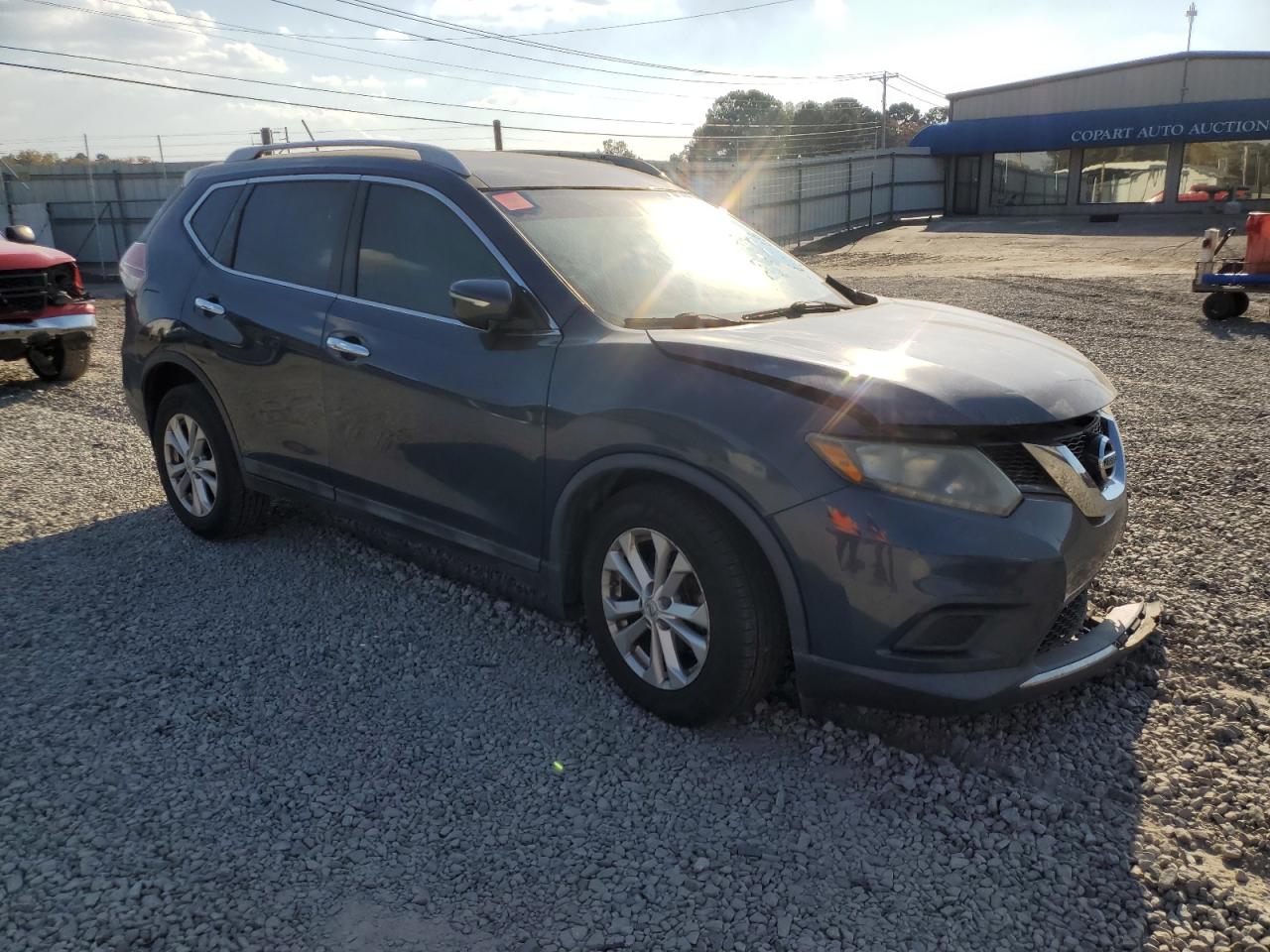 2015 Nissan Rogue VIN 5N1AT2MT1FC921044 Copart auction photo, front end / side damage thumbnail 4