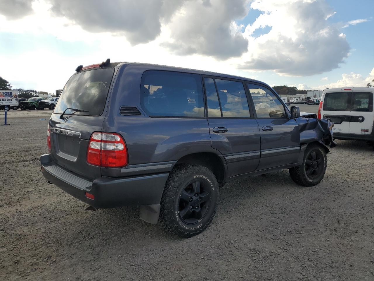 2003 Toyota Land Cruiser VIN JTEHT05J632046741 Copart auction photo, all over damage thumbnail 3
