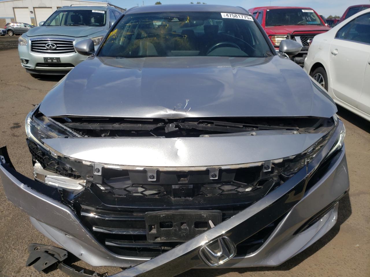 2019 Honda Accord VIN 1HGCV1F30KA084034 Copart auction photo, front end / minor dent/scratches damage thumbnail 5