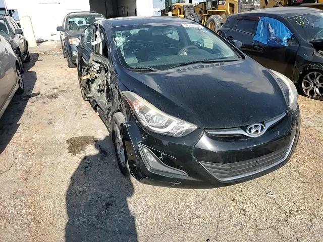 2014 Hyundai Elantra VIN 5NPDH4AE9EH538699 Copart auction photo, side / front end damage thumbnail 11