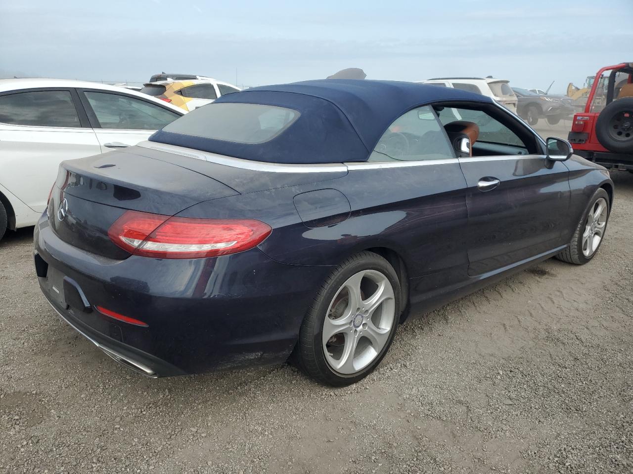2017 Mercedes-Benz C-klasse VIN WDDWK4JB4HF470459 Copart auction photo, water/flood damage thumbnail 3