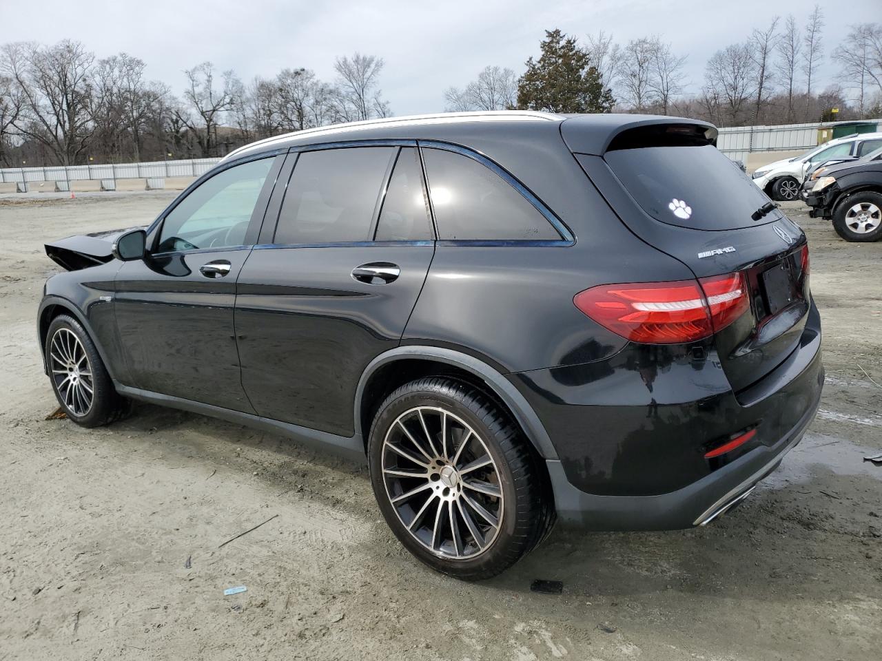 2018 Mercedes-Benz GLC VIN WDC0G6EB0JF403137 Copart auction photo, front end damage thumbnail 2