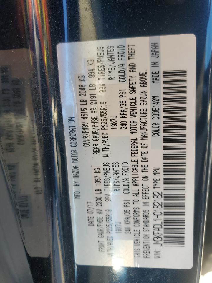 2017 Mazda CX-5 VIN JM3KFADL1H0182182 Copart auction photo, front end damage thumbnail 14