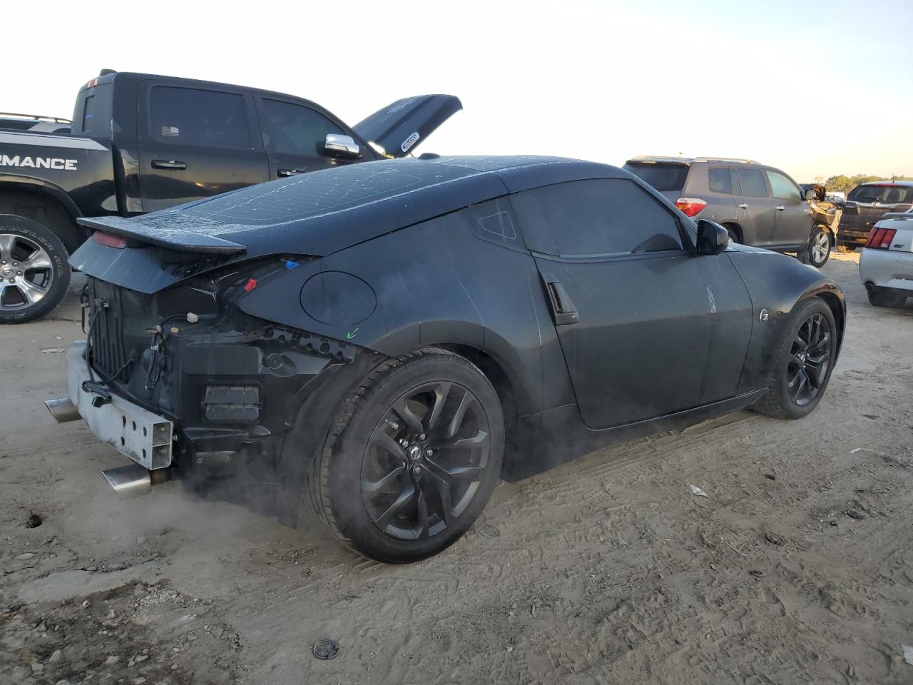 2018 Nissan 370Z VIN JN1AZ4EH1JM571610 Copart auction photo, rear end damage thumbnail 3