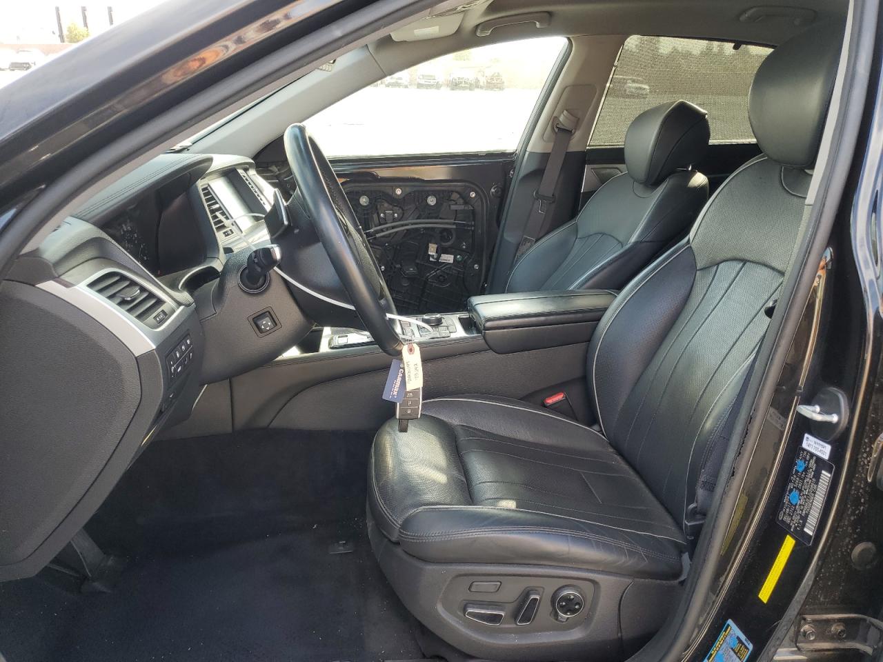 2018 Genesis G80 VIN KMHGN4JE1JU268918 Copart auction photo, front end / side damage thumbnail 7