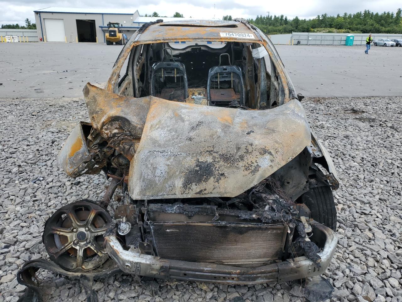 2019 Ford EcoSport VIN MAJ6S3GL7KC264443 Copart auction photo, burn damage thumbnail 5