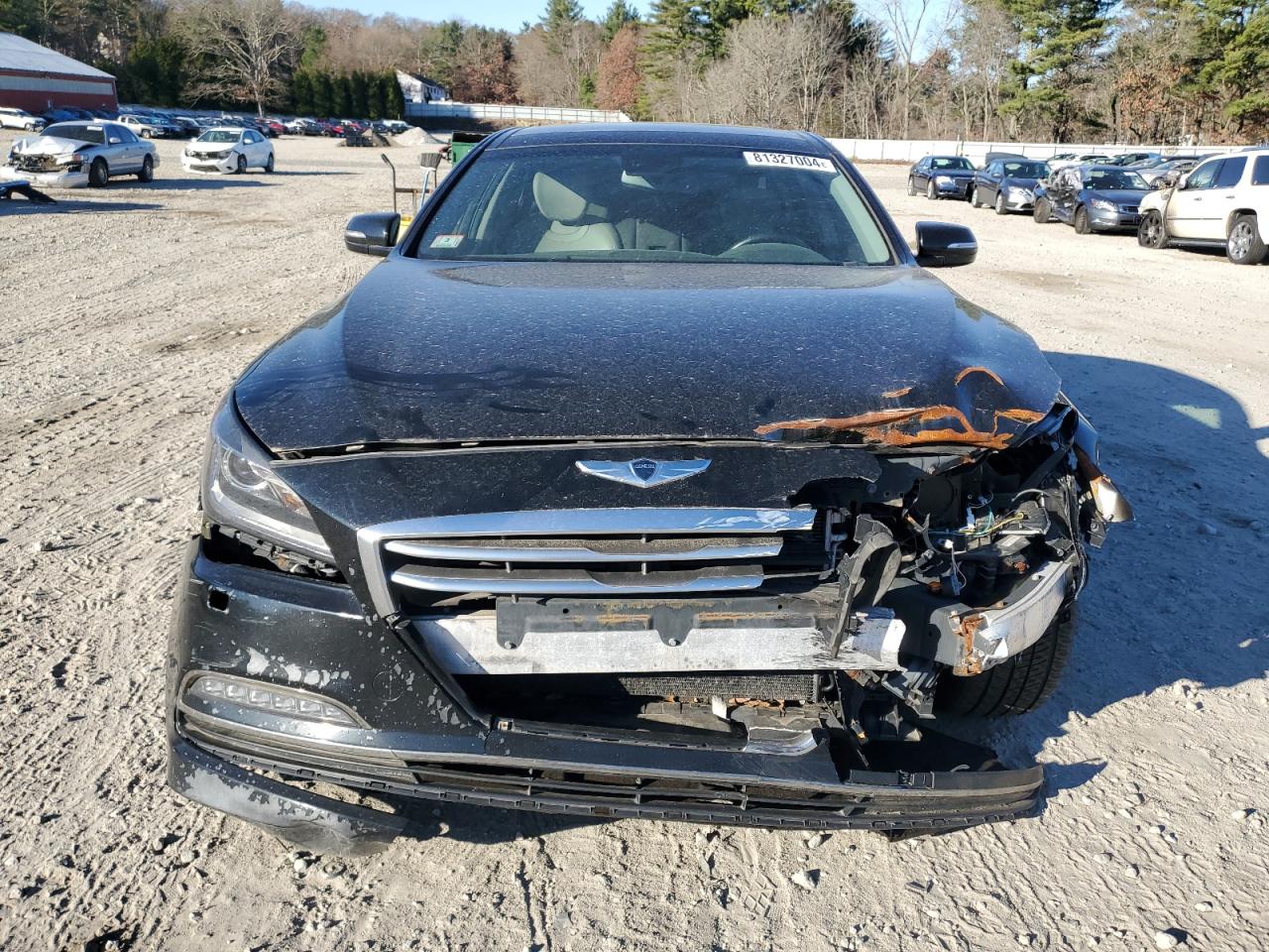 2016 Hyundai Genesis VIN KMHGN4JE0GU144289 Copart auction photo, mechanical / front end damage thumbnail 5