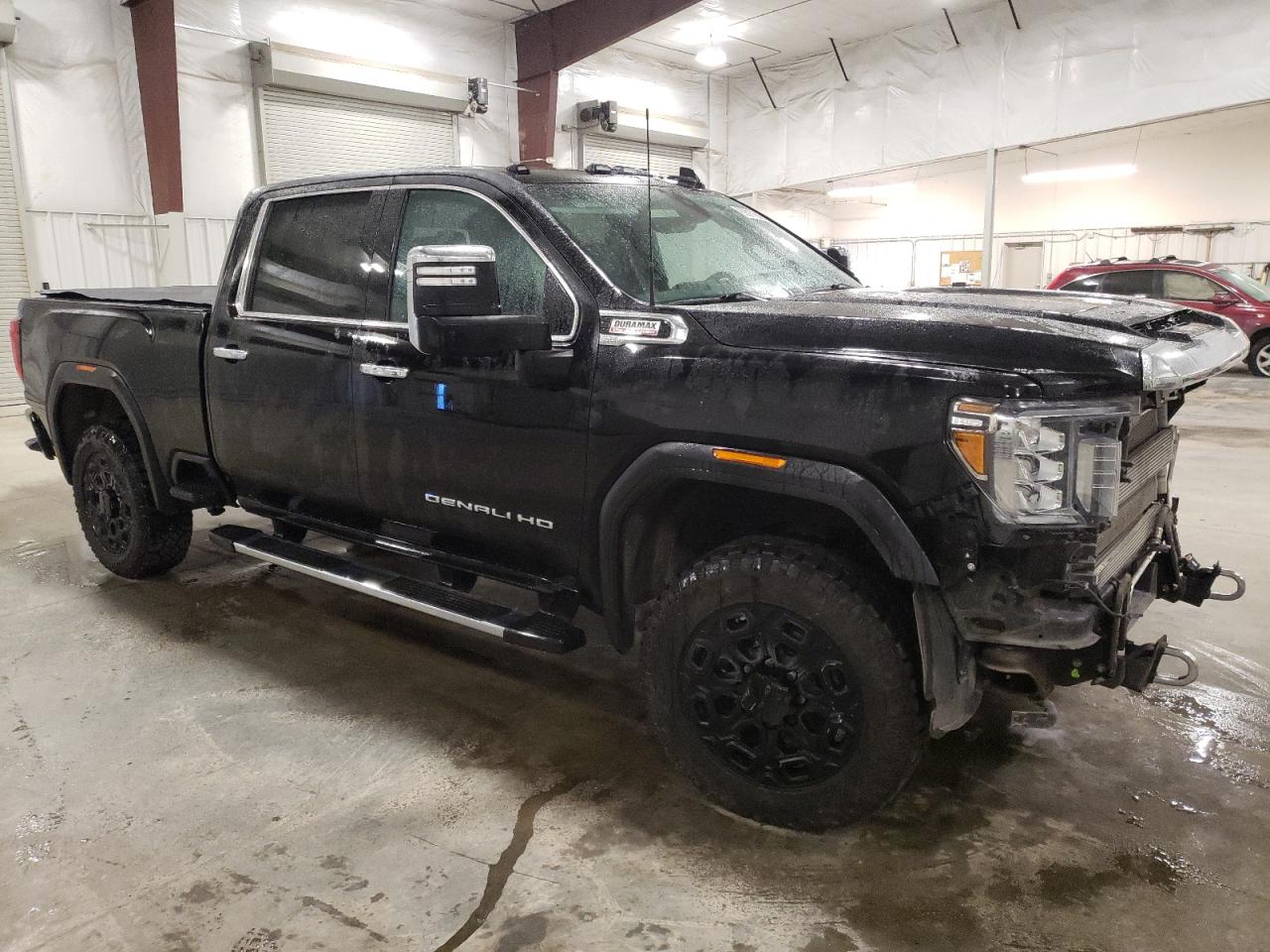 2020 GMC Sierra VIN 1GT49REY2LF134987 Copart auction photo, front end / side damage thumbnail 4