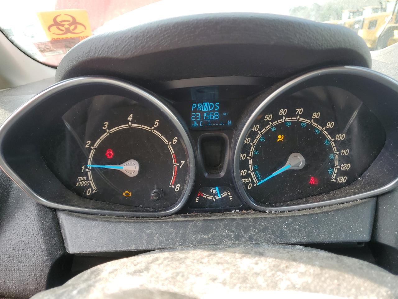 2015 Ford Fiesta VIN 3FADP4EJ2FM102157 Copart auction photo, front end / undercarriage damage thumbnail 9