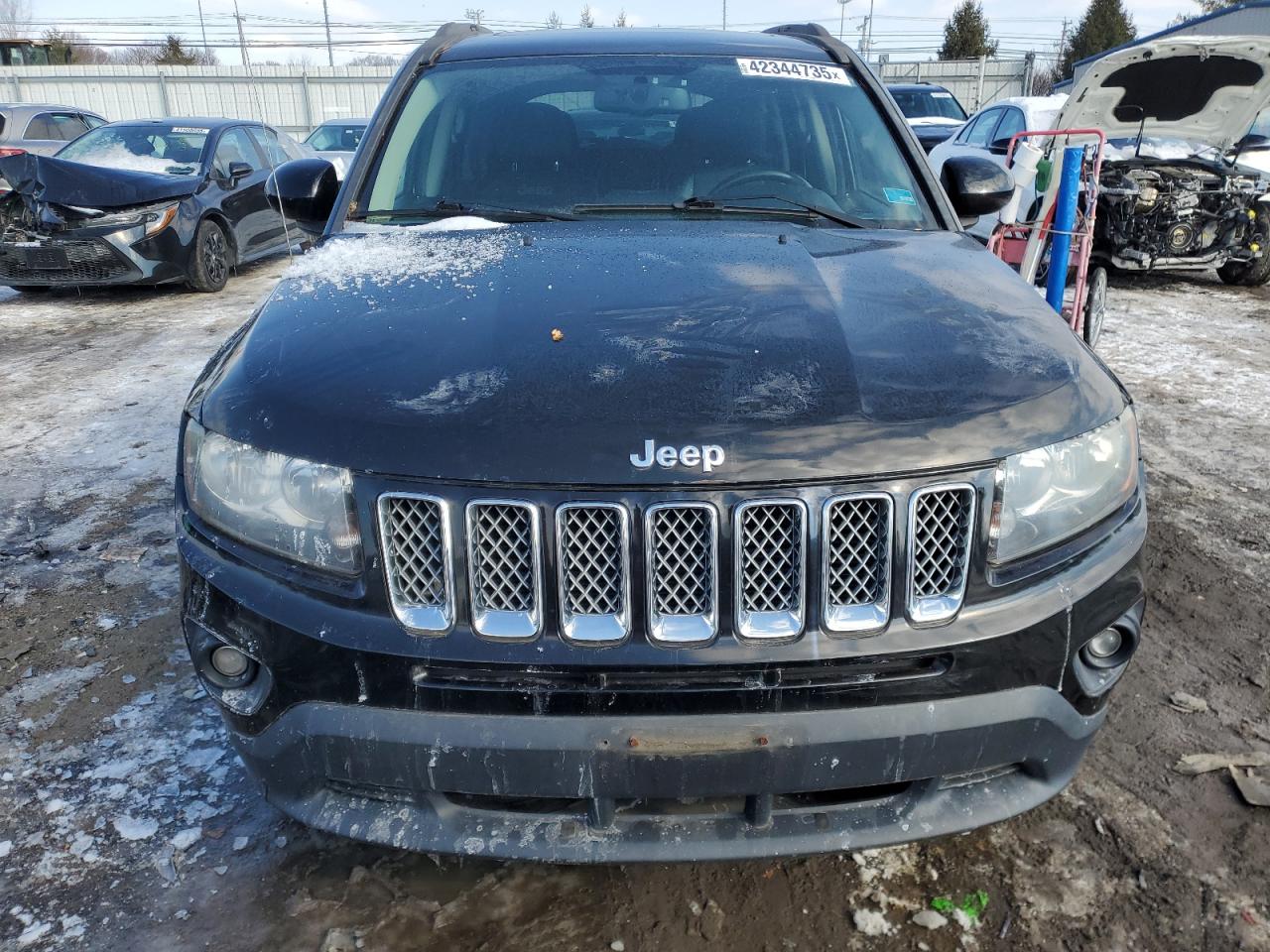 2014 Jeep Compass VIN 1C4NJDEB7ED821150 Copart auction photo, all over damage thumbnail 5