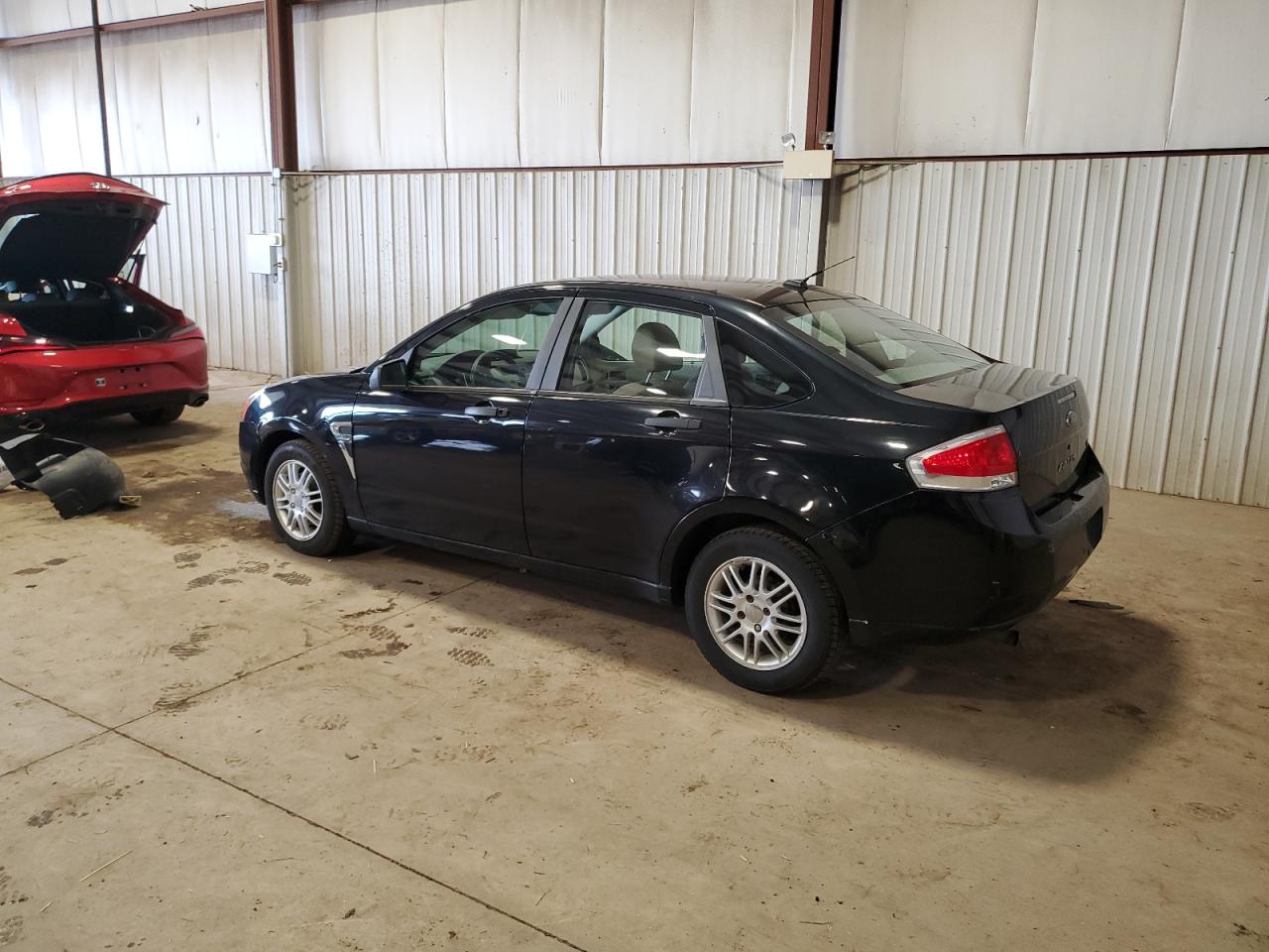 2008 Ford Focus VIN 1FAHP35N38W220106 Copart auction photo, side damage thumbnail 2