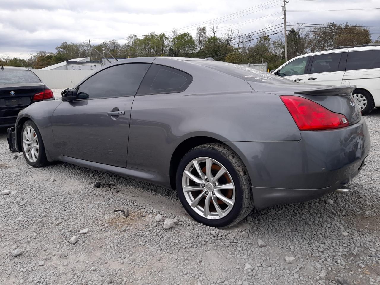 2013 Infiniti G VIN JN1CV6EL8DM981006 Copart auction photo, burn / front end damage thumbnail 2