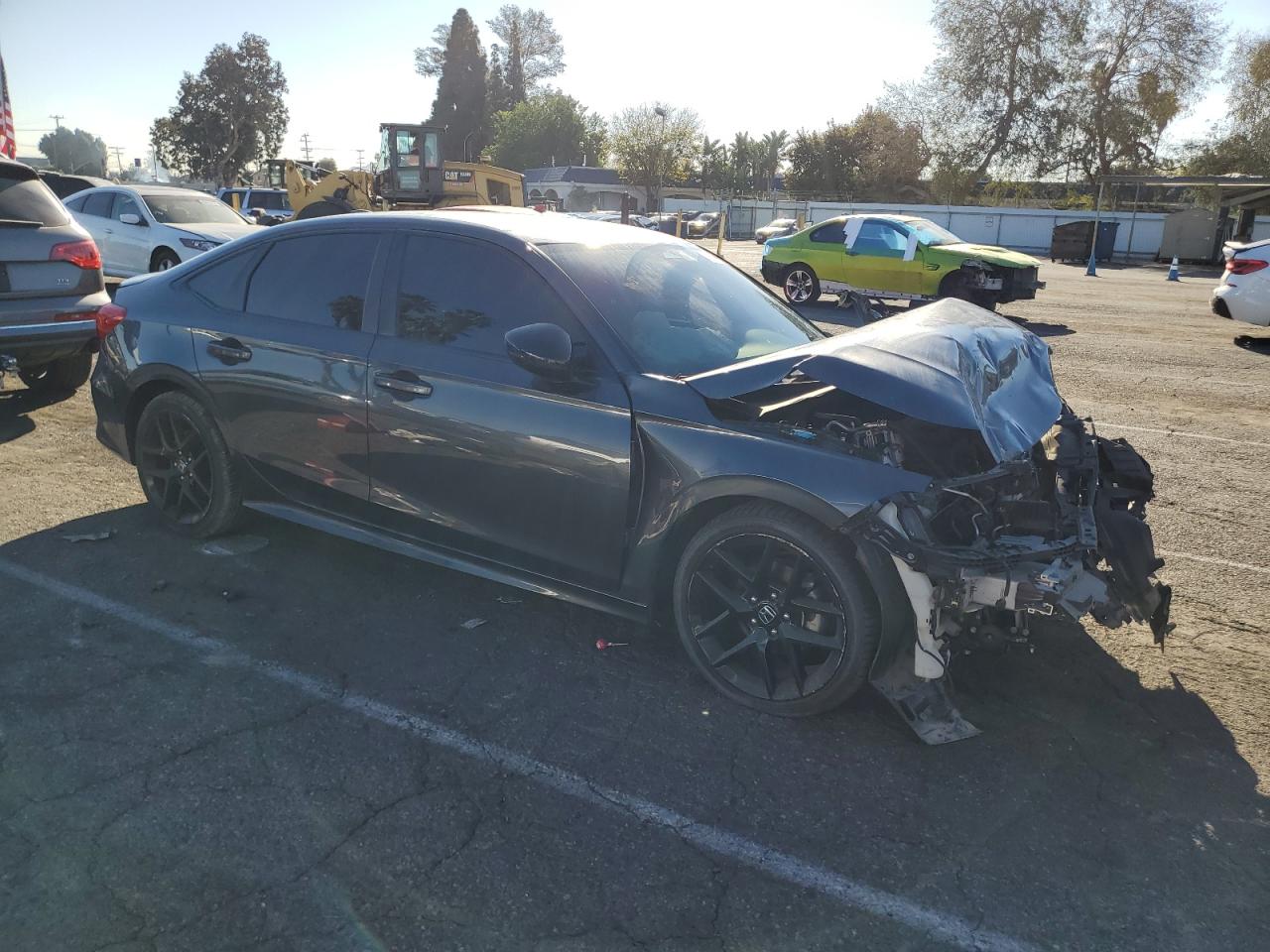 2022 Honda Civic VIN 2HGFE2F50NH524120 Copart auction photo, front end / rear end damage thumbnail 4