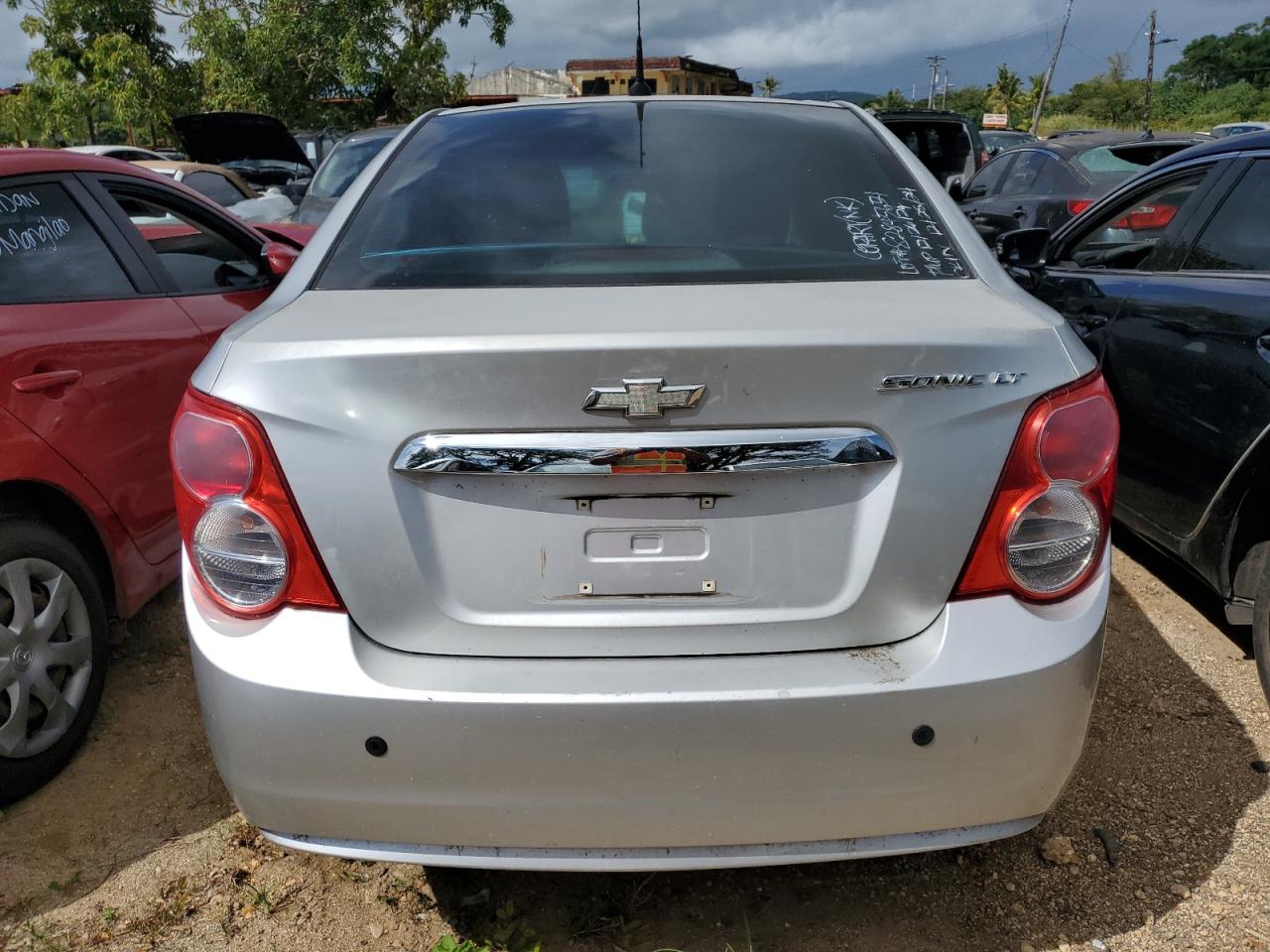 2012 Chevrolet Sonic VIN 1G1JC5SH7C4136384 Copart auction photo, front end / side damage thumbnail 6