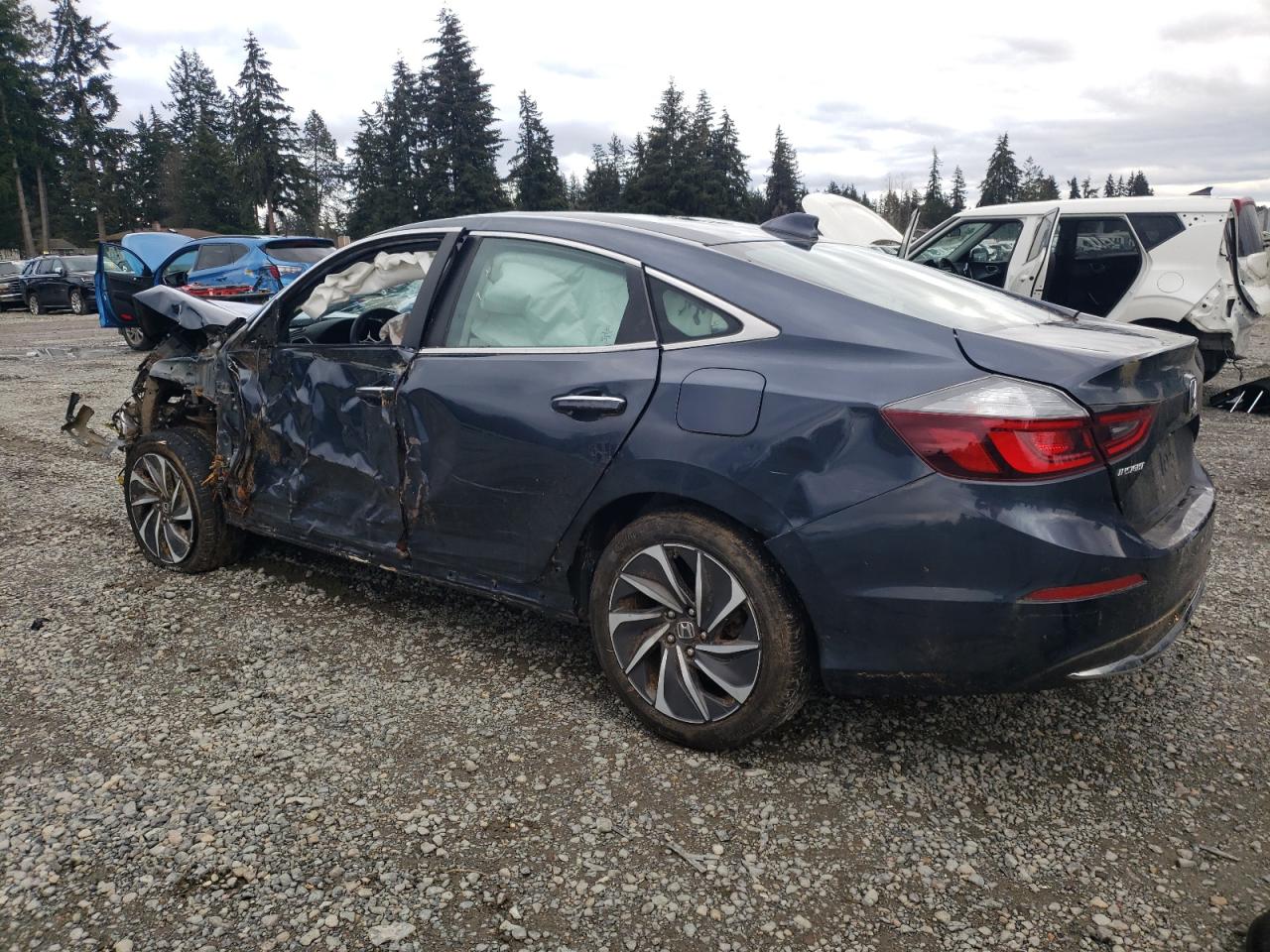 2019 Honda Insight VIN 19XZE4F99KE015578 Copart auction photo, all over damage thumbnail 2
