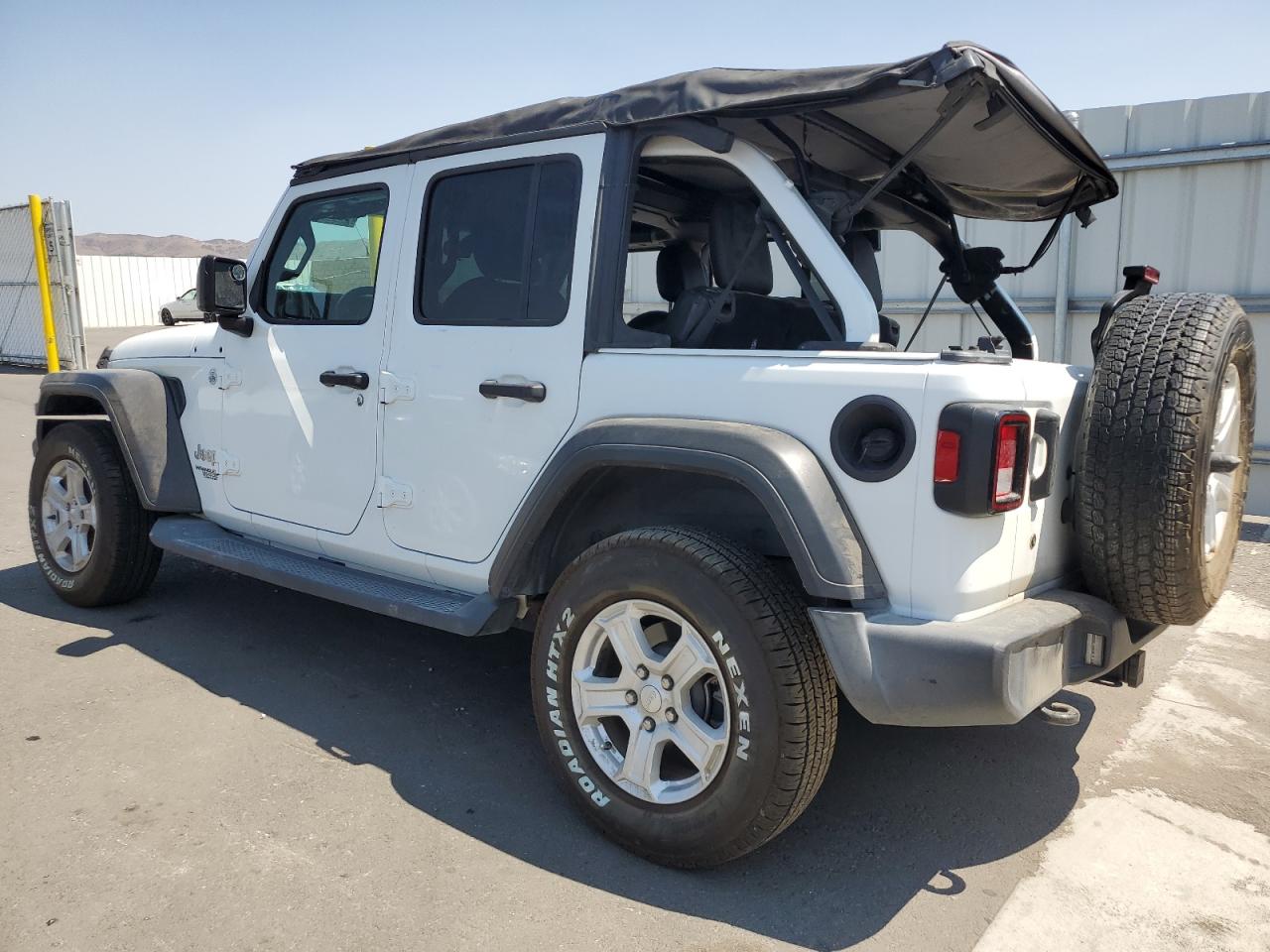 2018 Jeep Wrangler VIN 1C4HJXDG9JW171831 Copart auction photo, all over damage thumbnail 2