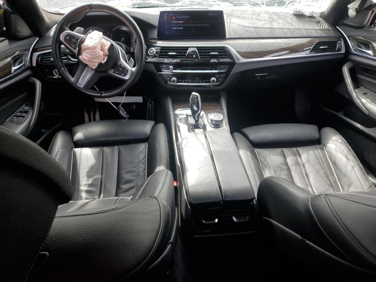2018 BMW 5er VIN WBAJE5C58JWA93357 Copart auction photo, front end / all over damage thumbnail 8