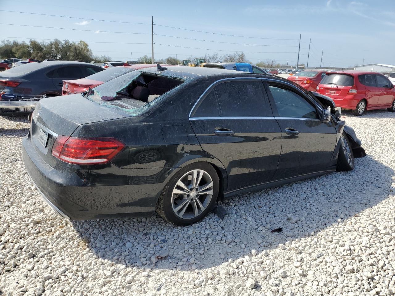 2016 Mercedes-Benz E-klasse VIN WDDHF5KBXGB190181 Copart auction photo, front end / rear end damage thumbnail 3
