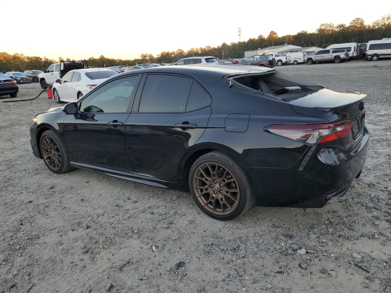 2023 Toyota Camry VIN 4T1T11AK6PU086946 Copart auction photo, top/roof damage thumbnail 2