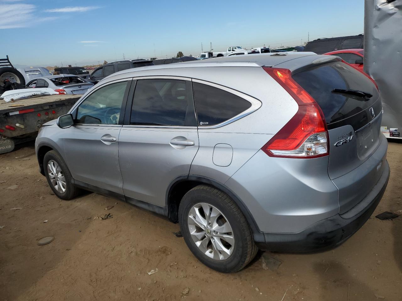 2012 Honda CR-V VIN JHLRM4H75CC009545 Copart auction photo, all over damage thumbnail 2