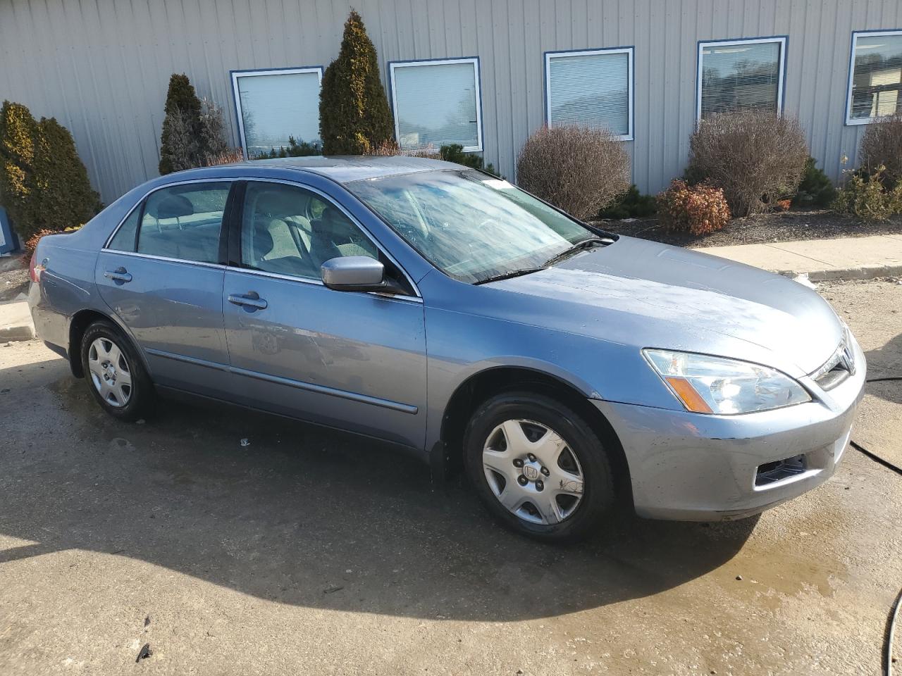 2007 Honda Accord VIN 1HGCM56427A206807 Copart auction photo, side / front end damage thumbnail 4
