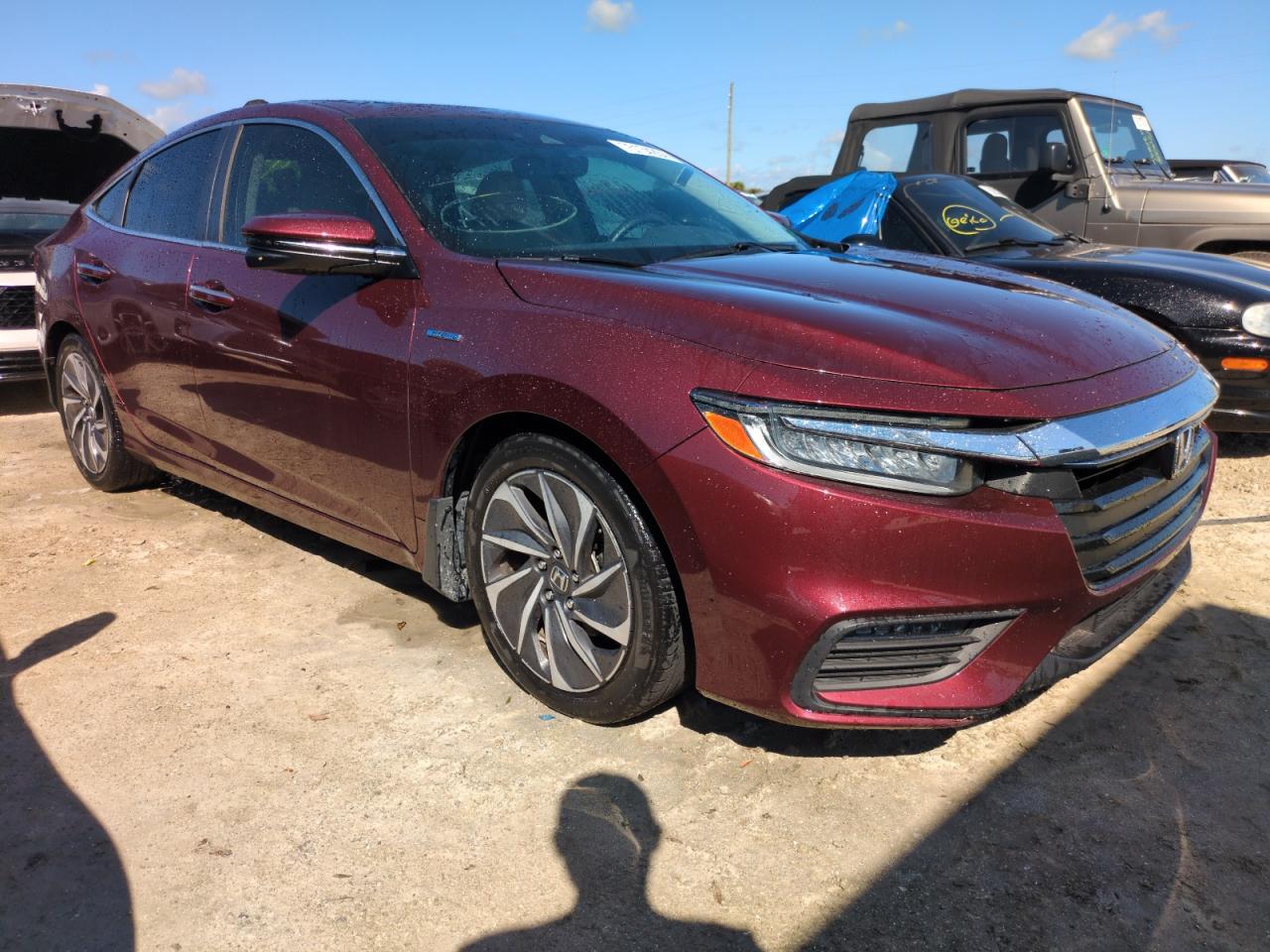 2019 Honda Insight VIN 19XZE4F90KE028378 Copart auction photo, water/flood damage thumbnail 4
