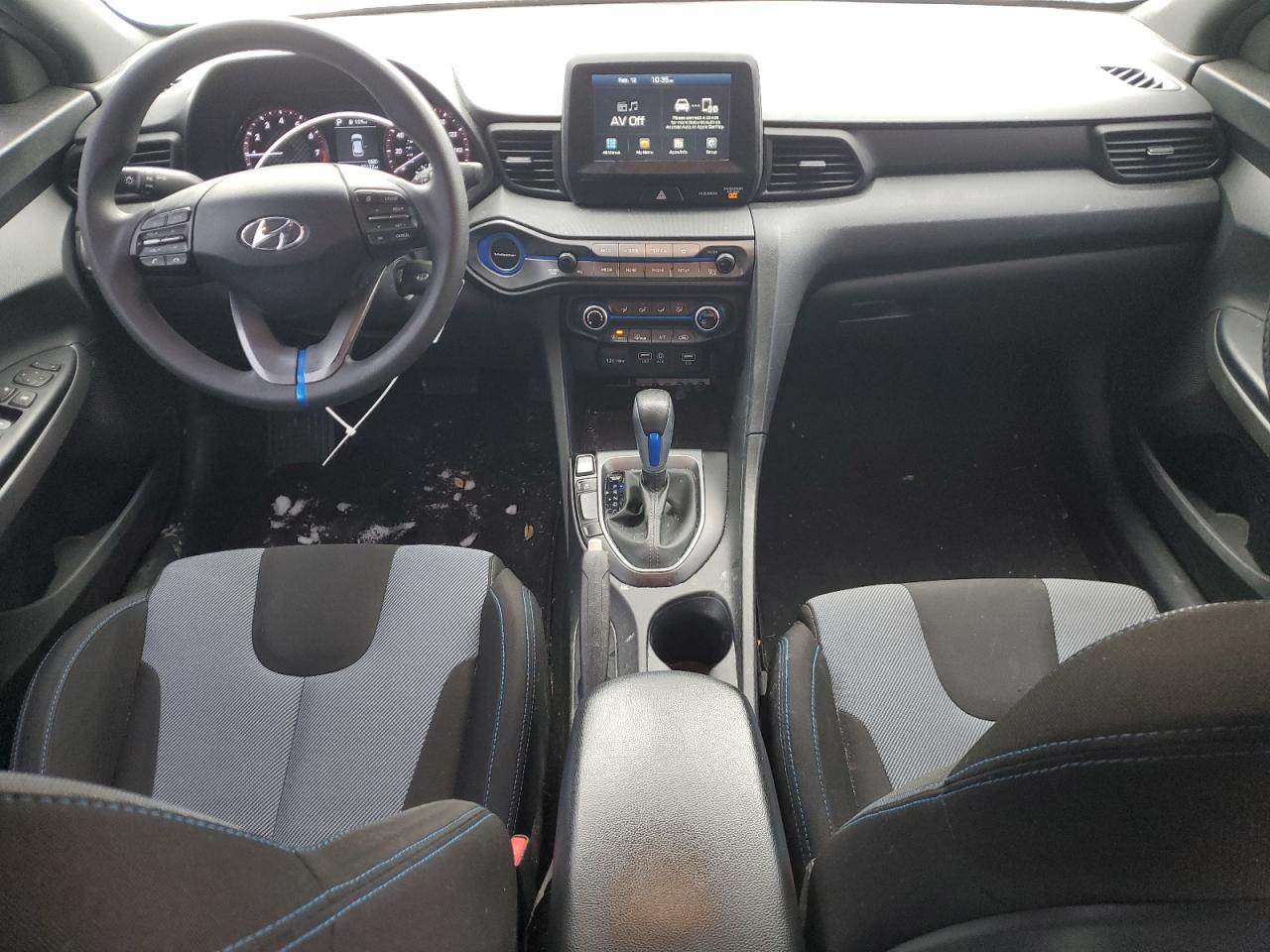 2020 Hyundai Veloster VIN KMHTG6AF2LU027885 Copart auction photo, front end damage thumbnail 8
